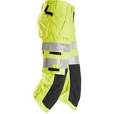 Snickers 6161 ProtecWork, Pirate Werkbroek, klasse 2 - High-Vis Geel