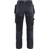 Blåkläder 7132-1141 Dames Werkbroek denim stretch met gereedschapszakken Marineblauw/Zwart maat C32