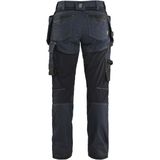 Blåkläder 7132-1141 Dames Werkbroek denim stretch met gereedschapszakken Marineblauw/Zwart maat C32