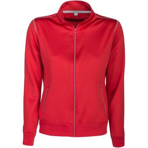 Printer Sweatshirt Jacket Duathlon Lady Dames Rood maat L