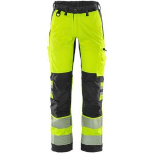 Fristads Hi Vis Werkbroek Klasse 2 Flexforce Hi-Vis geel/zwart maat C48