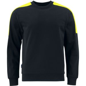Projob 2125 Sweatshirt Zwart/Geel