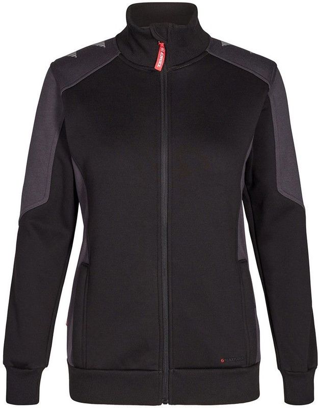 F. Engel 8825 Galaxy Sweat Cardigan Ladies Black/Anthracite maat L