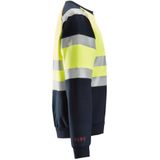 Snickers 2869 ProtecWork, Sweatshirt, High-Vis Klasse 1 - Donker blauw/High-Vis geel