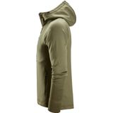 Snickers - 8026 - Polartec® Power Stretch® Hoodie - Khakigroen - Volledige Rits