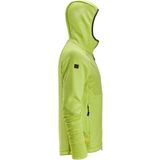 Snickers 8405 Tussenlaag Hoodie met Rits Limegroen/Limegroen maat S