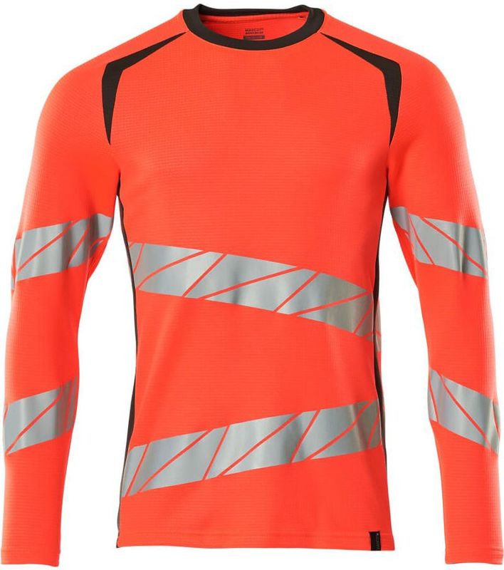 Mascot - 19081-771 - T-shirt - Rood/Donkerantraciet - Lange Mouwen - Hi-Vis