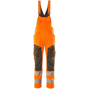 Mascot 19569-236 Amerikaanse overall met kniezakken Hi-Vis Oranje/Donkerantraciet