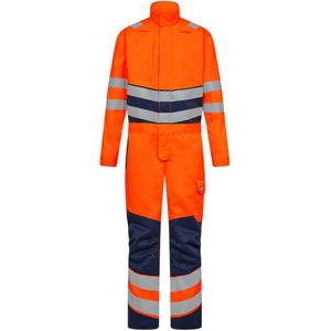 Engel - Safety+ Overall - Hi-vis Orange / Blue Ink