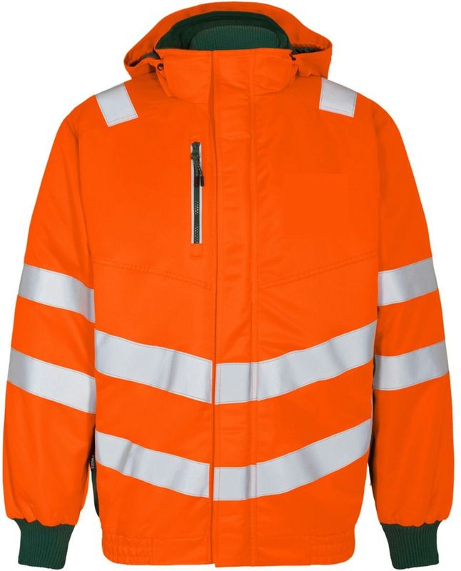 Engel - Safety Pilot Jack - Hi-vis Orange / Green - Water- en Winddicht
