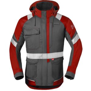 HAVEP 50286 Parka 5-Safety Image+ Charcoal/Rood