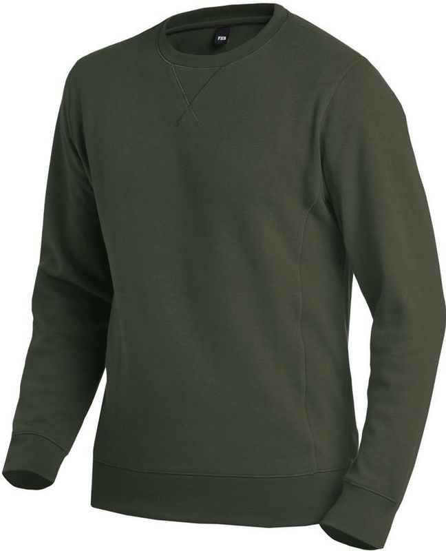 FHB Timo Sweater Olijfgroen maat XS