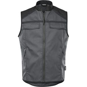 Fristads Vest 5555 STFP Grijs/Zwart maat XL