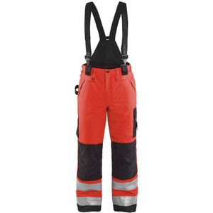 Blåkläder 1885-1977 Winterwerkbroek High Vis High Vis Rood/Zwart maat D88