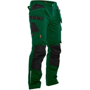 Jobman Practical 2322 Werkbroek Holsterpockets - Mannen - Bosgroen/Zwart