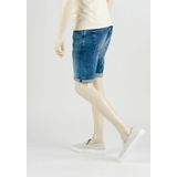 247Jeans Palm Slim Short SH05 Medium Blue Denim Used Men Slim Fit 36-11