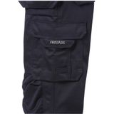 Fristads Flame high vis werkbroek klasse 1 2586 FLAM Hi-Vis geel/marineblauw maat C44