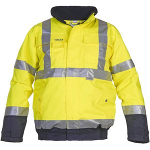 Hydrowear EN20471 jack Helios Fluor Geel/Marine maat XXL