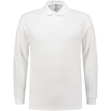 Tricorp 201017 Poloshirt Slim Fit 210 Gram Lange Mouw Wit