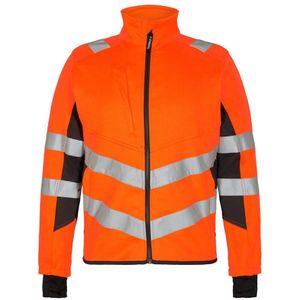 F. Engel 1544 Safety Work Jacket Stretch Orange/Anthracite maat 5XL