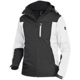 FHB Jannik Softshell-Jack Wit-Antraciet