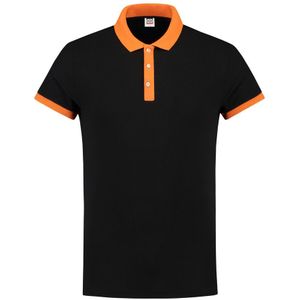 Tricorp 201002 Poloshirt Slim Fit Zwart-Oranje