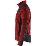 Blåkläder 5942-2536 Gebreid vest met softshell Gebrand rood/Zwart