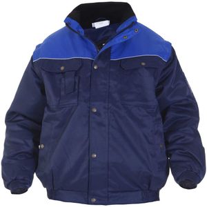 Hydrowear pilotjack Lyon Marine/Korenblauw maat S