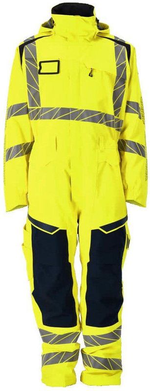 Mascot 19019-449 Winteroverall Hi-Vis Geel/Donkermarine maat 4XL