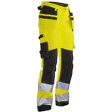 Jobman 2272 Hi-Vis Women’S Trousers Star Hp Geel/Zwart