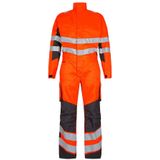 F. Engel 4545 Safety Light Boiler Suit Repreve Orange/Anthracite