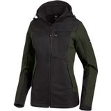 FHB Julia Softshell-Jack Dames Olijf-Zwart