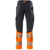 Mascot Accelerate Safe Broek met kniezakken 19679-236 - donkermarine/hi-vis oranje