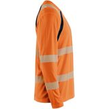 Blåkläder 3599-1013 T-shirt lange mouwen High Vis High Vis Oranje/Marineblauw maat 4XL