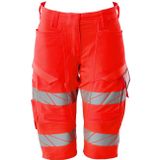 Mascot 19248-510 Dames Shorts, lange Hi-Vis Rood