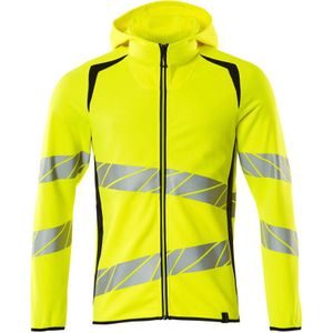 Mascot 19284-781 Capuchontrui met rits Hi-Vis Geel/Donkermarine maat 4XL