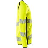 Mascot - Accelerate Safe - Sweatshirt - Hi-Vis Geel/Zwart - Stof 50% Polyester/50% Katoen
