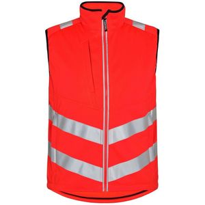 F. Engel 5156 Safety Softshell Vest Red maat L