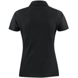 Printer Surf Light Poloshirt Dames Zwart