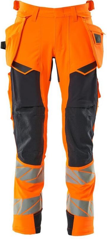 Mascot - 19031-711 - Werkbroek - Hi-Vis Oranje/Donkermarine - Met Spijkerzakken