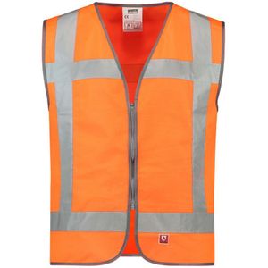 Tricorp 453017 Veiligheidsvest RWS Vlamvertragend Fluor Oranje maat XS-S