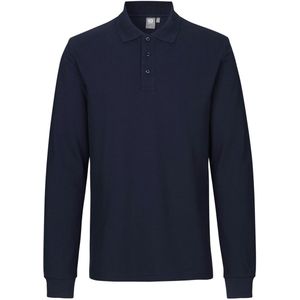 Pro Wear by Id 0544 Long-sleeved polo shirt stretch Navy