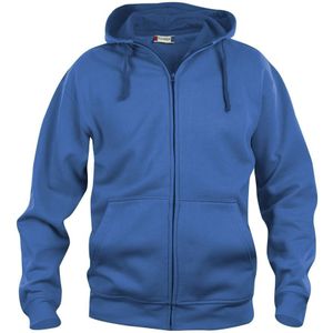 Clique Basic hoody full zip Kobalt