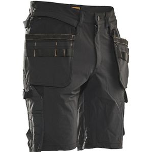 Jobman 2397 Craftsman Shorts Stretch Hp Heren Zwart