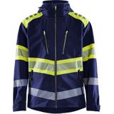 Blåkläder 4494-2513 Softshell jack High Vis Marine/High Vis Geel maat XS