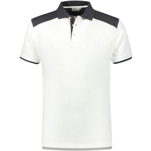 Santino Tivoli Poloshirt White / Graphite maat XXL