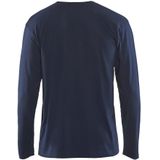 Blåkläder 3483-1737 Vlamvertragend T-shirt lange mouwen Marineblauw