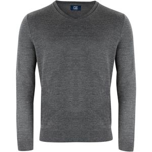 Cutter & Buck Vernon V-neck Heren 355432 - Antraciet Melange - M
