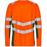 F. Engel 9545 Safety T-Shirt LS Orange/Green