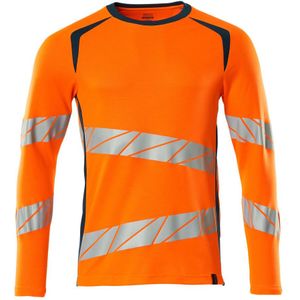 Mascot - 19081-771 - T-shirt Lange Mouwen - Hi-Vis Oranje/Donkerpetrol